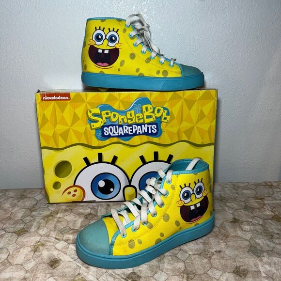 Other - Heelys Unisex Kid's Hustle (Hes10330) Spongebob Skate Shoes High Top. US size 5Y